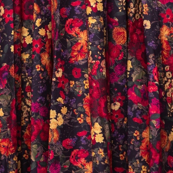 Ivy City Co Hattie Floral Ruffle Sleeve Midi Dress - Picture 4 of 7